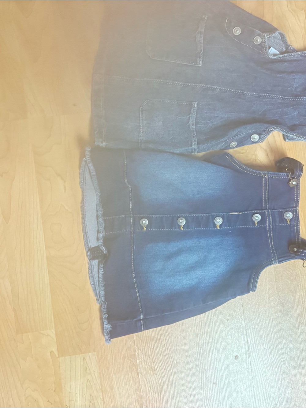 Jordache Dark Blue Denim Overall Dress for Kids